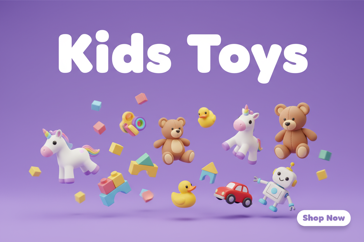 Kids Toys Banner