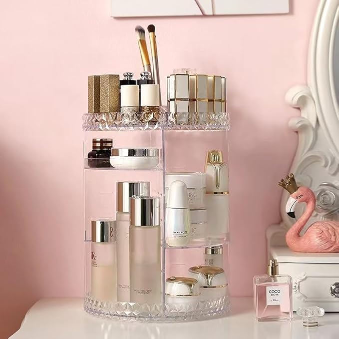 Makeup Organizer – Rotating Box | منظم مكياج دوار