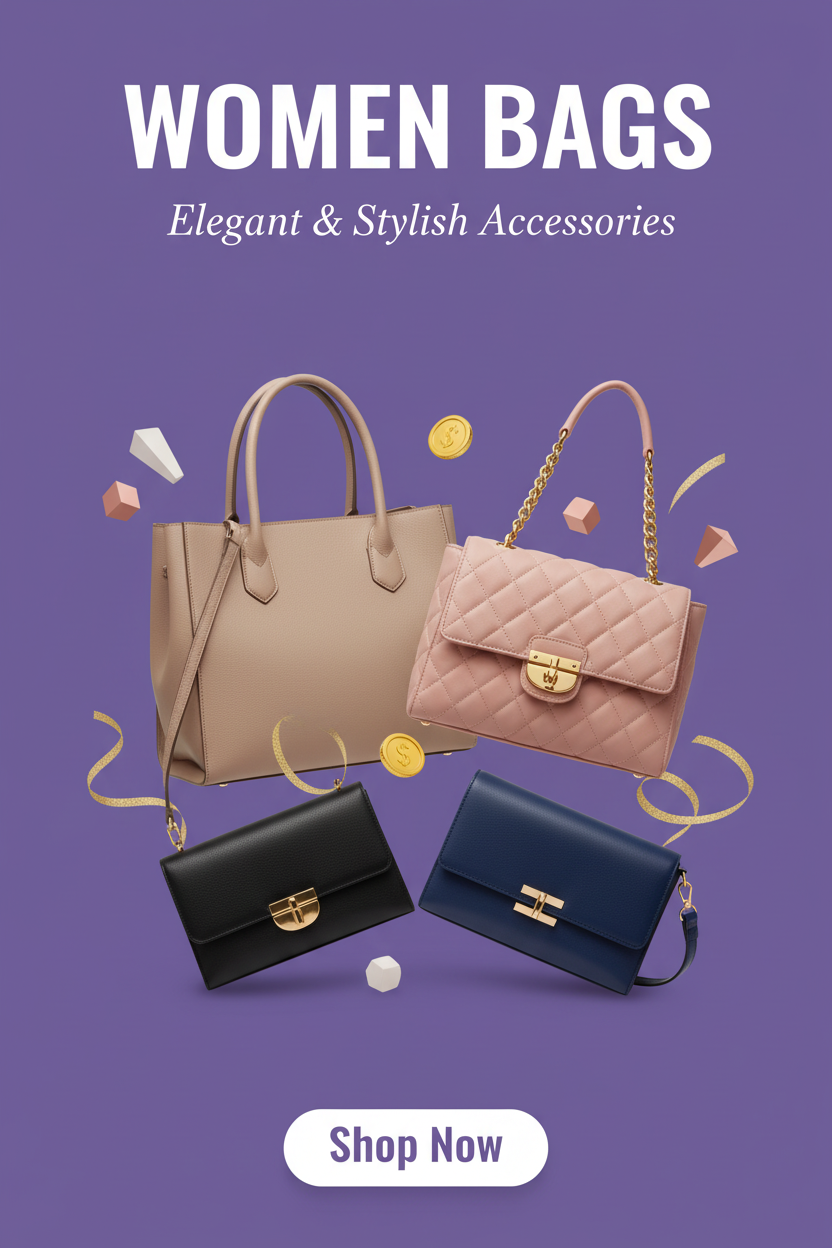 Women Bags Mobile Banner